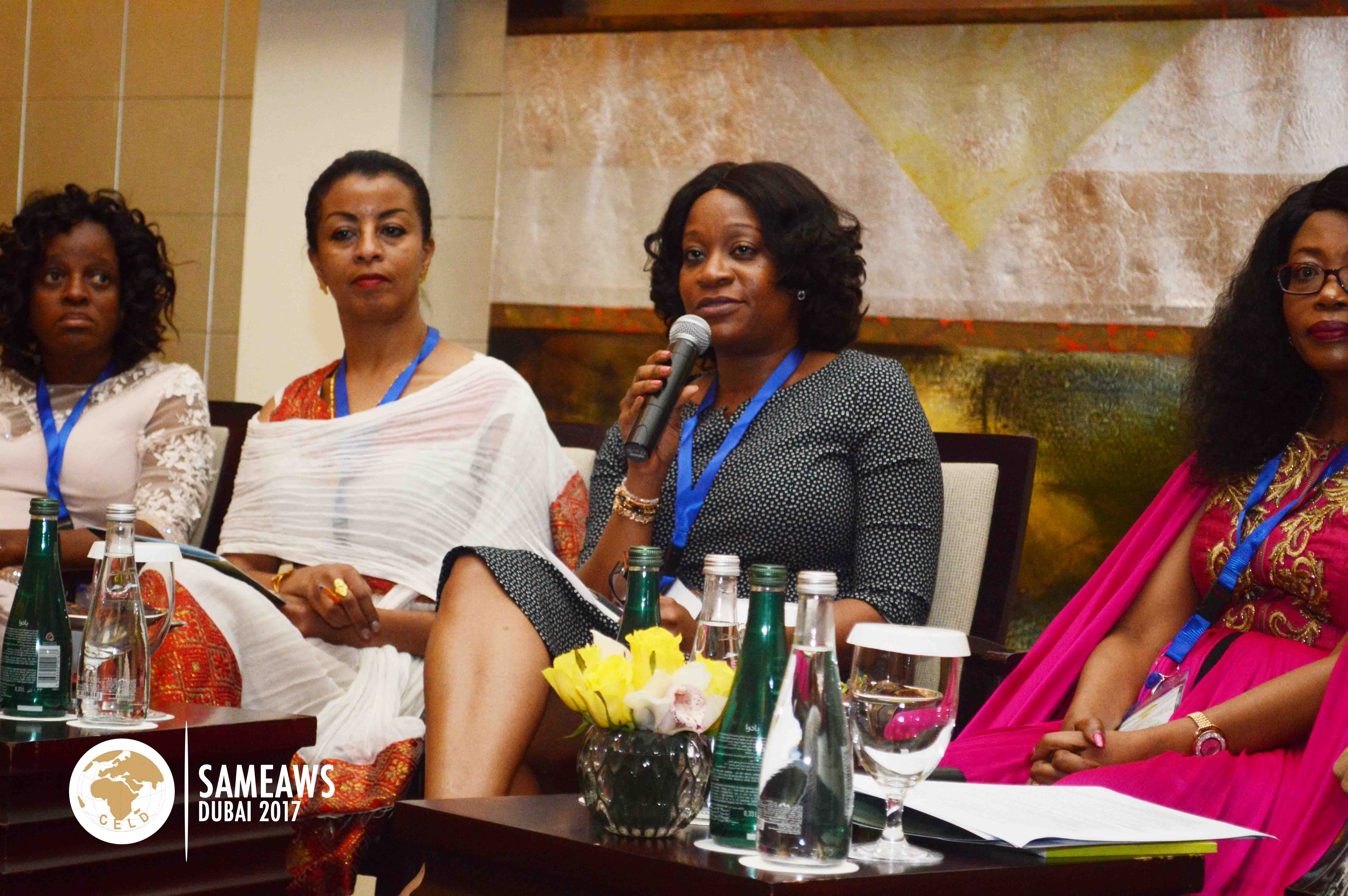 Chioma Sideso (President & CEO, NSIA Insurance, Nigeria) Speaking as a panelist during SAMEAWS 2017