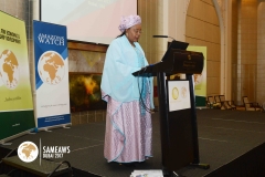 H.E. Aissata Mohammadu Issoufou (First Lady, Republic of Niger) making a special presentaion during SAMEAWS 2017
