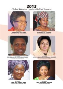 Global Women Leaders Hall of Famers 2013 A