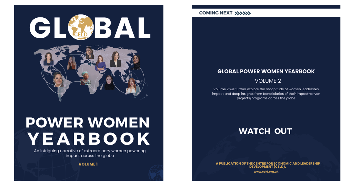 CELD Breaking Barriers: Unveiling the Timeless Global Power Women Yearbook – Volume 1