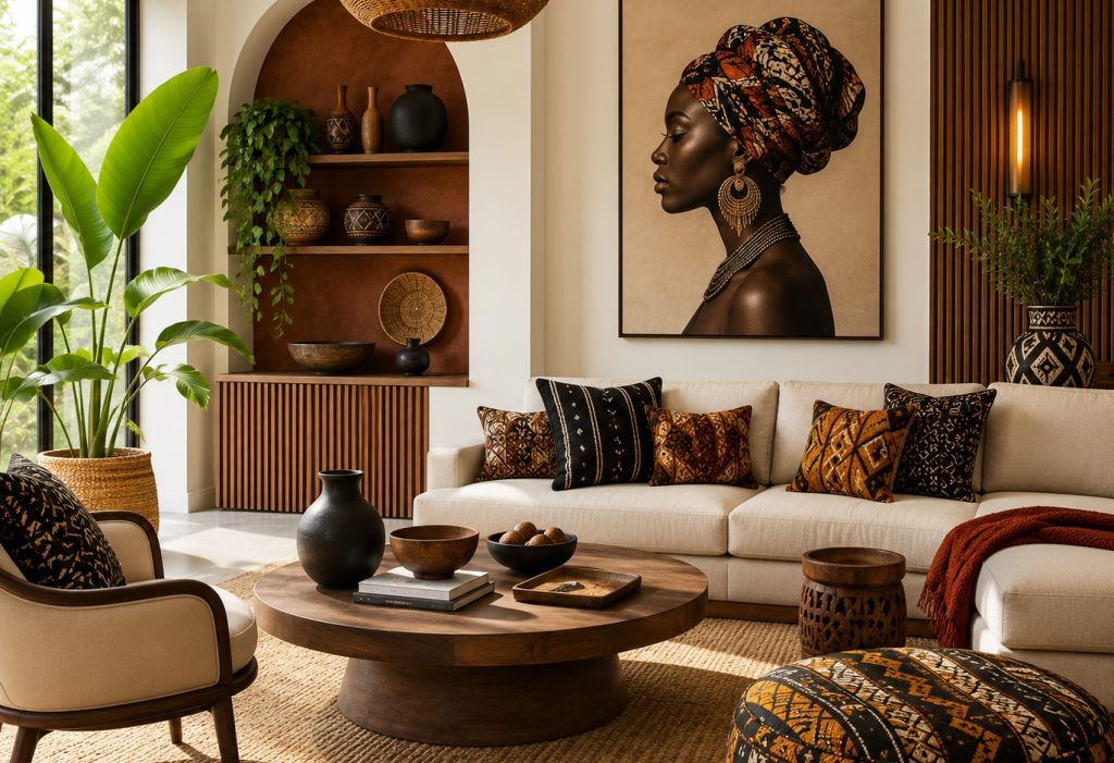 The Rise of Afro-Minimalism: Blending Heritage Fabrics with Modern Interiors