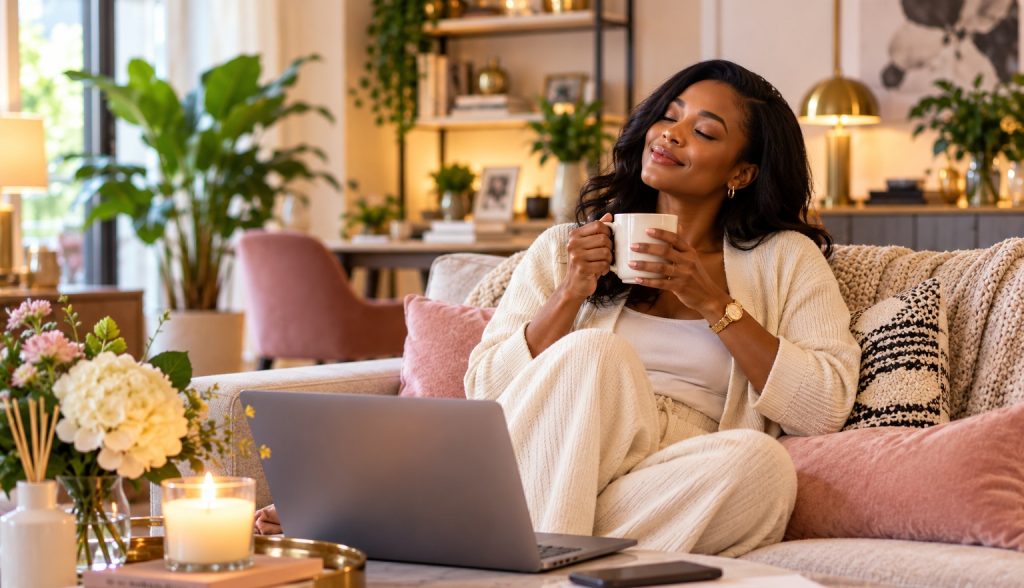 The Working Woman’s Guide to a Home That Actually Relaxes You